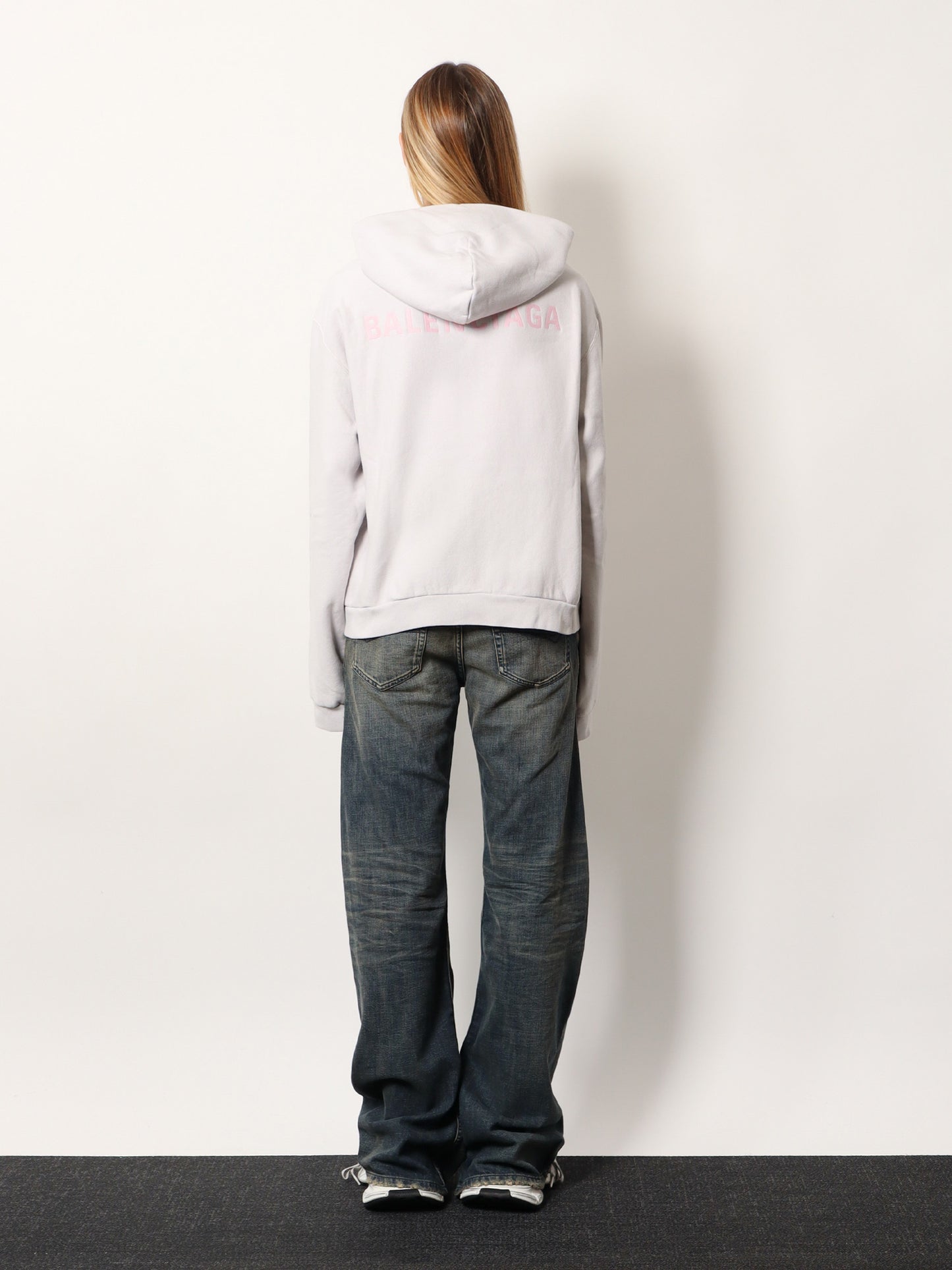 Cotton hooded sweatshirt