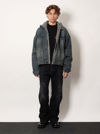 Black denim jeans thumbnail