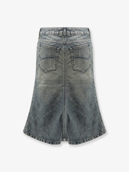 Denim Midi Skirt thumbnail