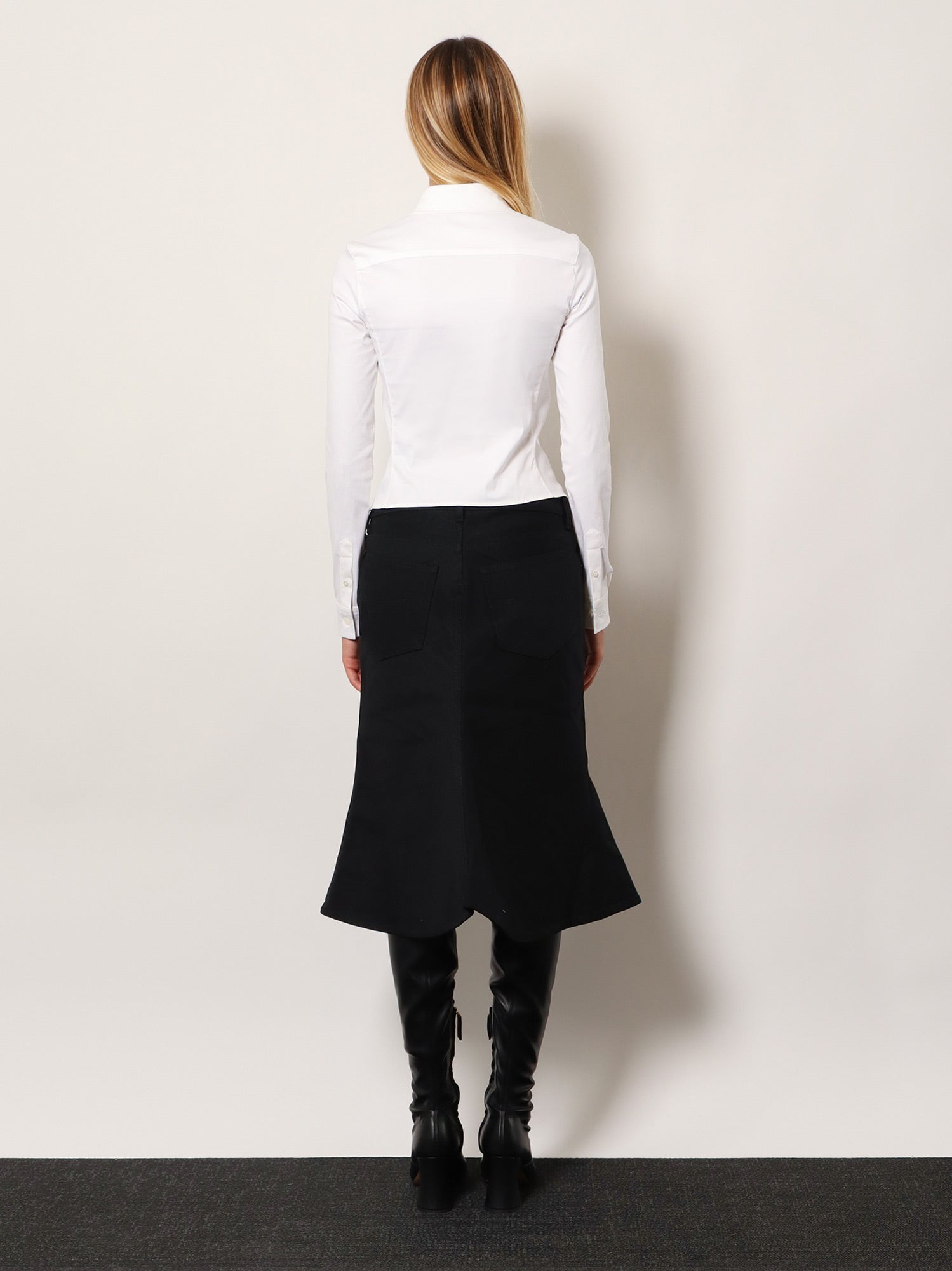 Cotton Midi Skirt BALENCIAGA - Nugnes1920