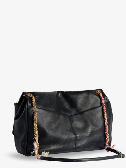 Darling leather shoulder bag with BB logo on the front thumbnail