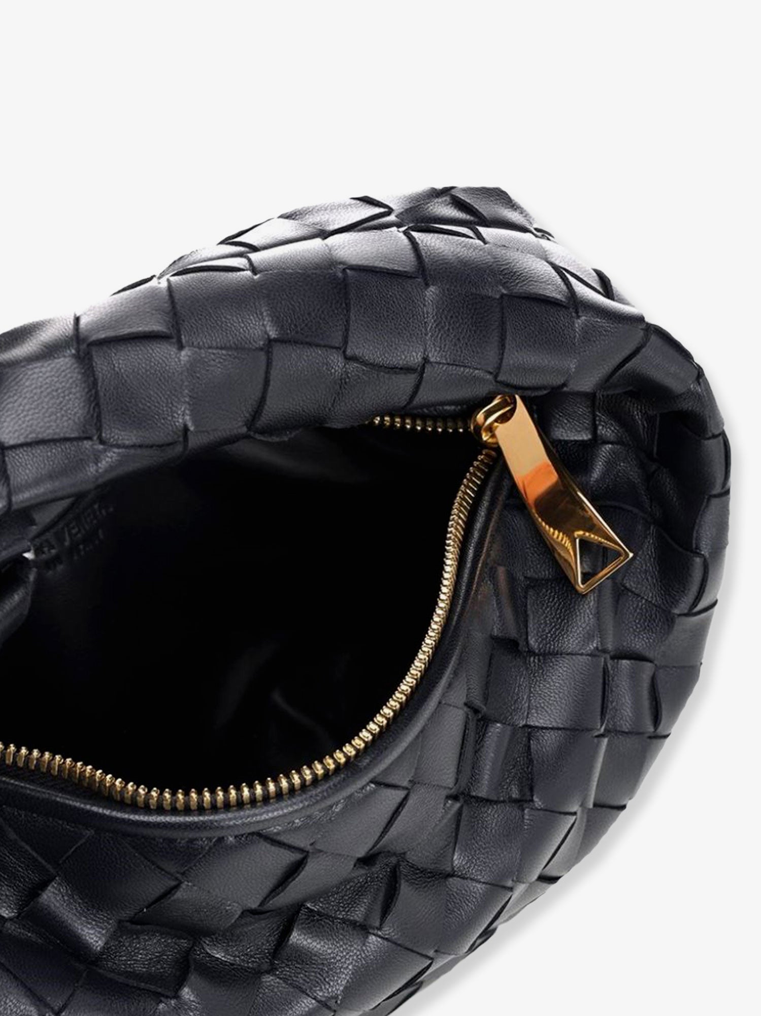 Mini Jodie leather handbag with Intrecciato motif BOTTEGA Mini Jodie leather handbag with Intrecciato motif BOTTEGA