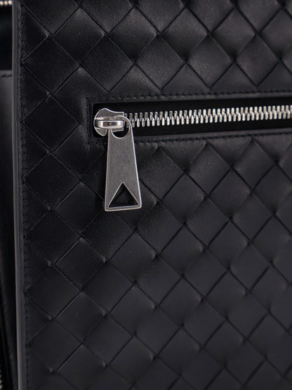 Borsa Avenue portadocumenti in pelle con motivo Intrecciato thumbnail