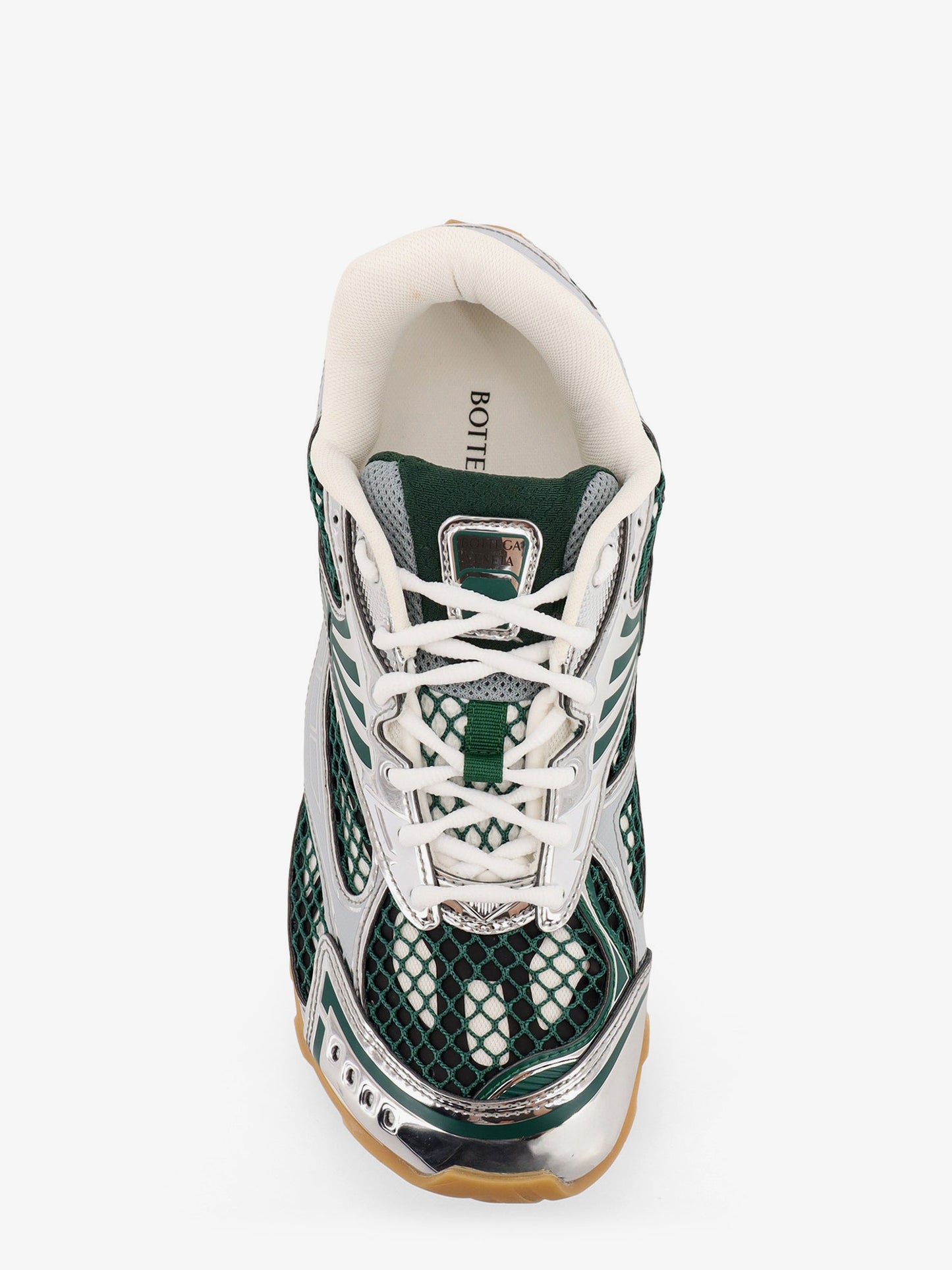 Orbit mesh and leather sneakers