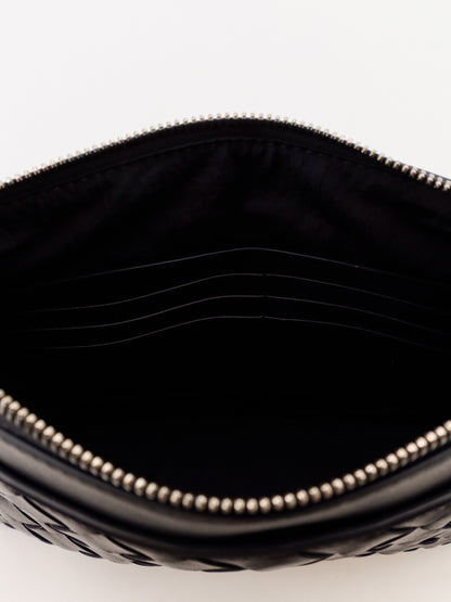 Intrecciato prism leather Pochette thumbnail