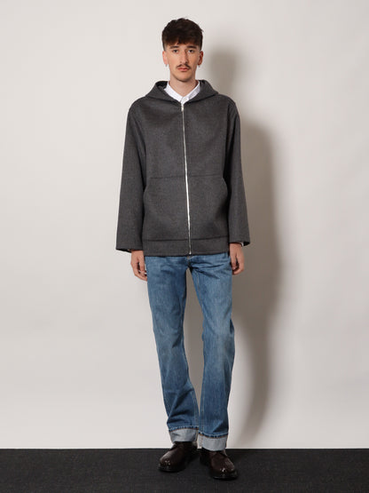 Wide leg jeans with turn up thumbnail