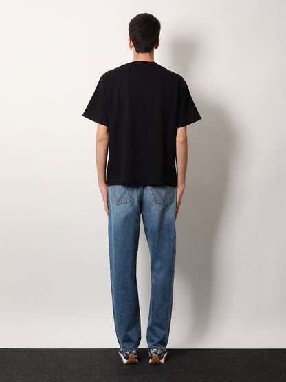 Pima cotton t-shirt with Intrecciato detail thumbnail