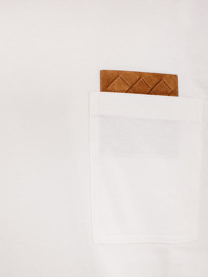 Cotton jersey T-shirt with iconic suede patch thumbnail