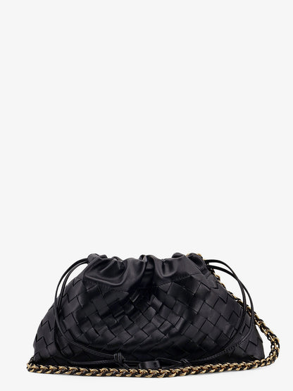 Leather Dustbag clutch with Intrecciato motif thumbnail