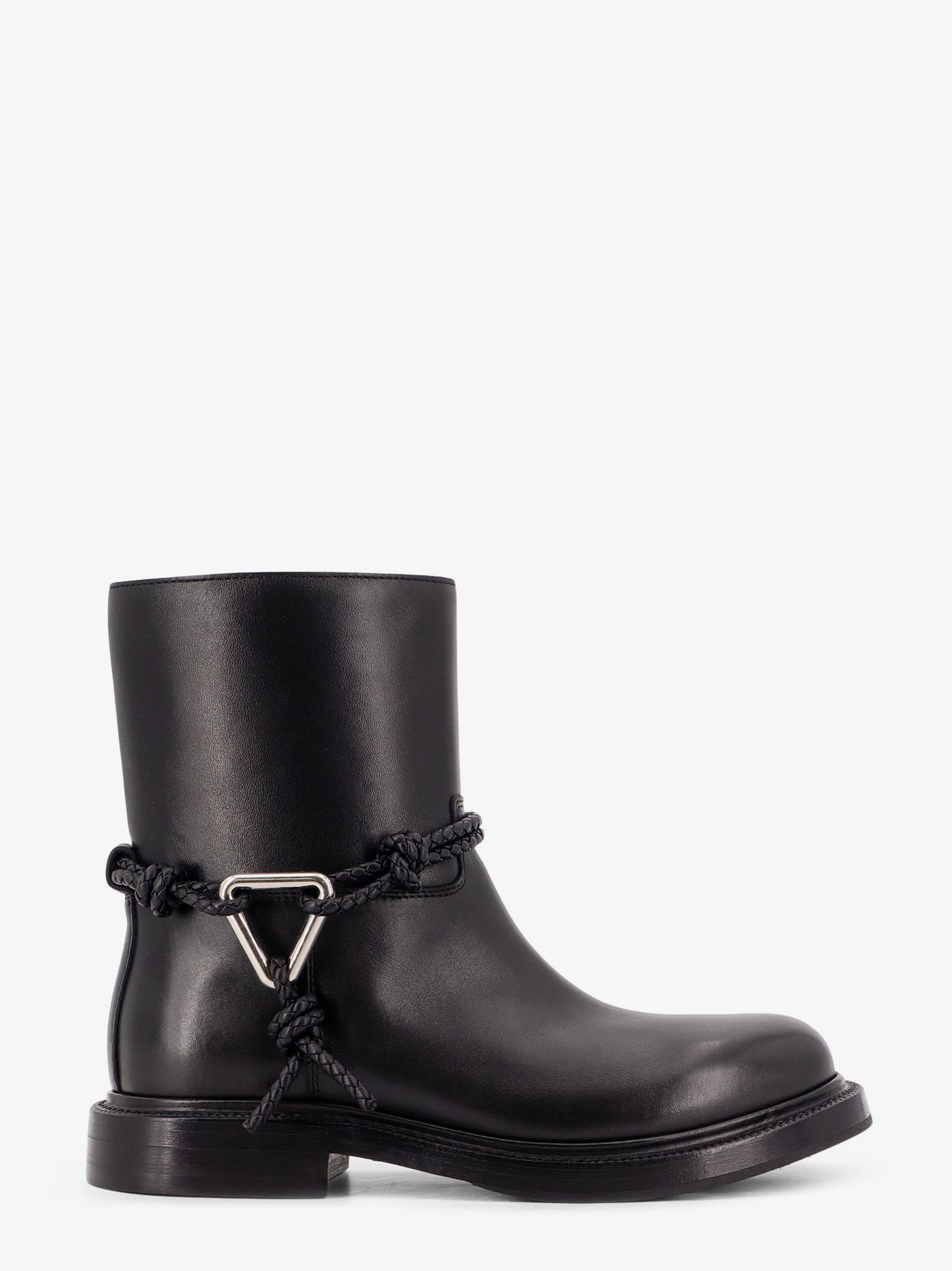 James leather ankle boots