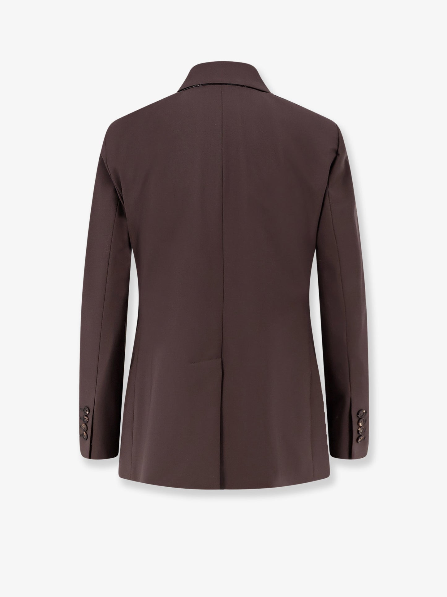 Tropical luxury wool blazer with Monili