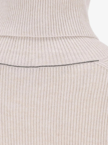 Virgin wool, cashmere and silk turtleneck thumbnail