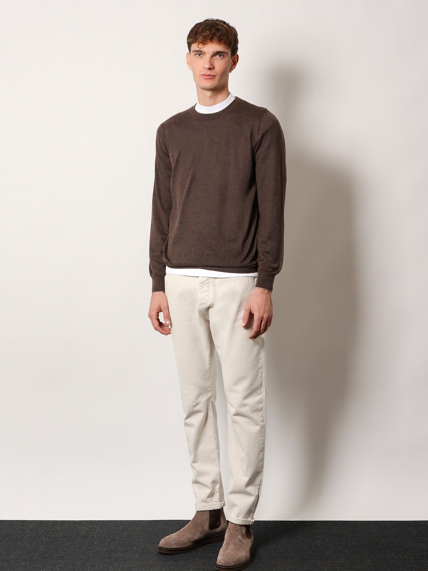 Cashmere and silk sweater