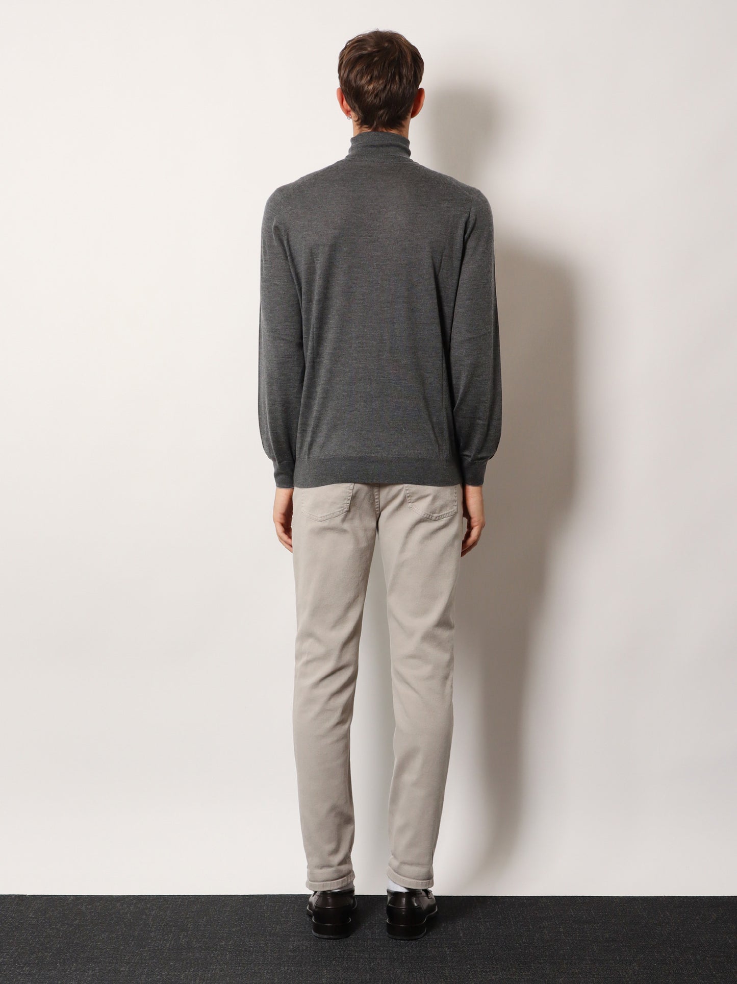 Cashmere and silk turtleneck