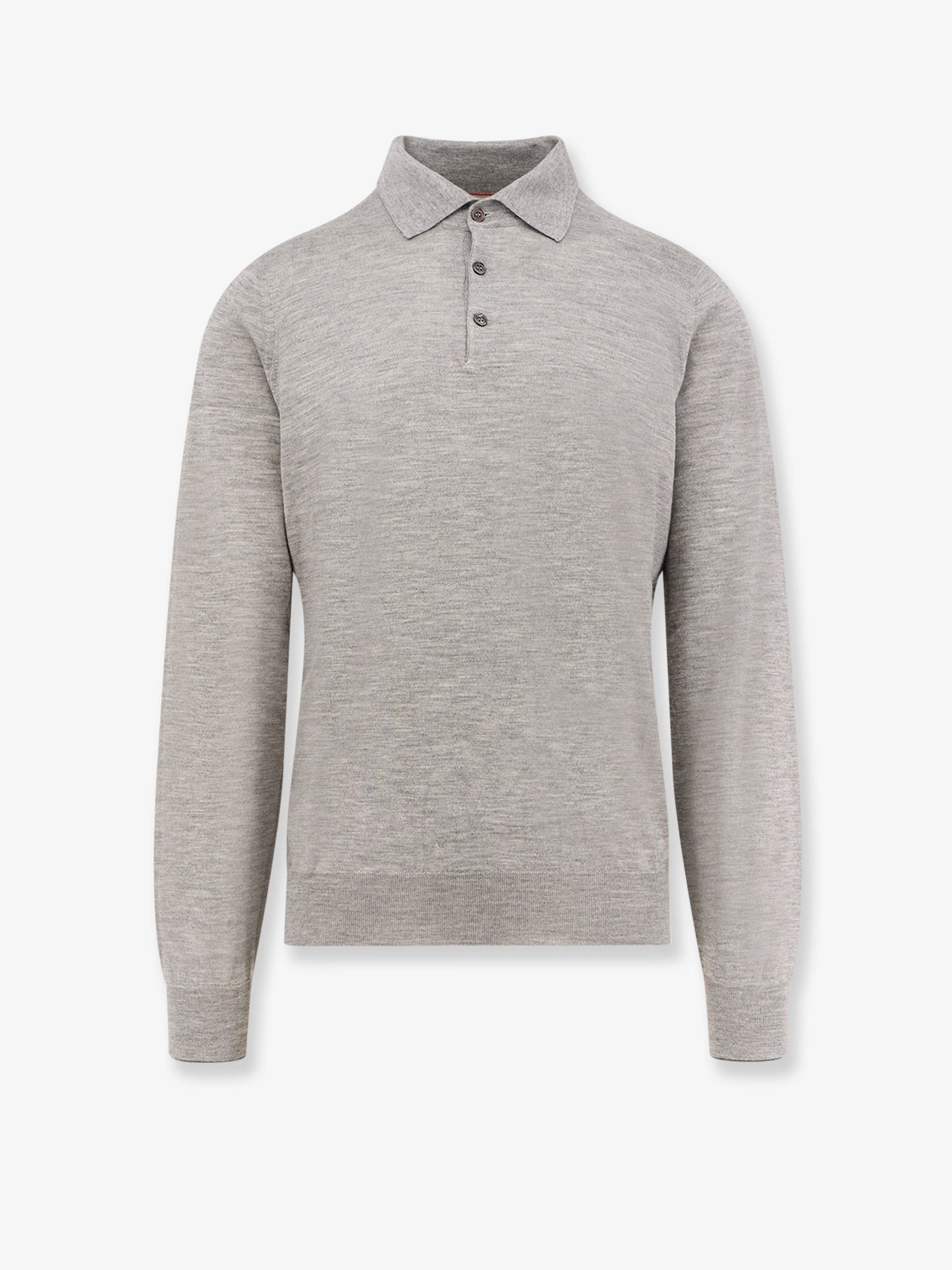 Cashmere and silk polo shirt