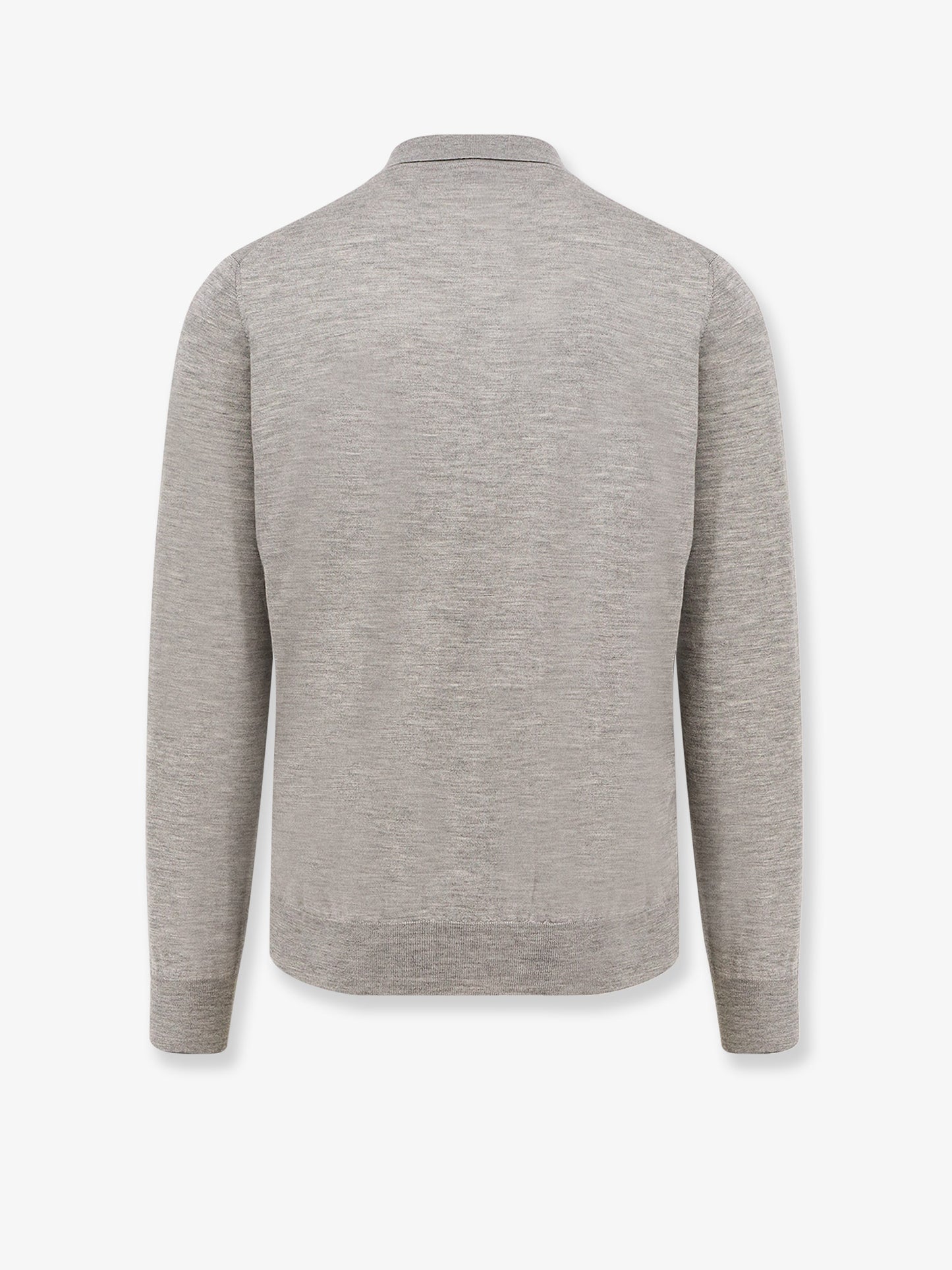 Cashmere and silk polo shirt