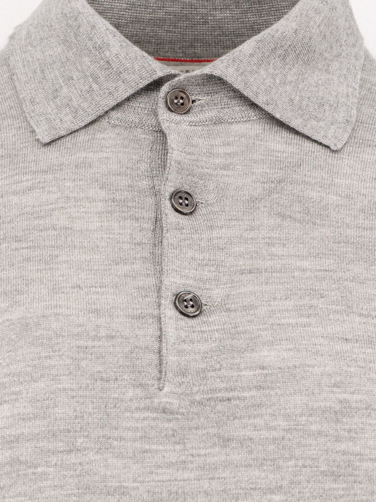Cashmere and silk polo shirt