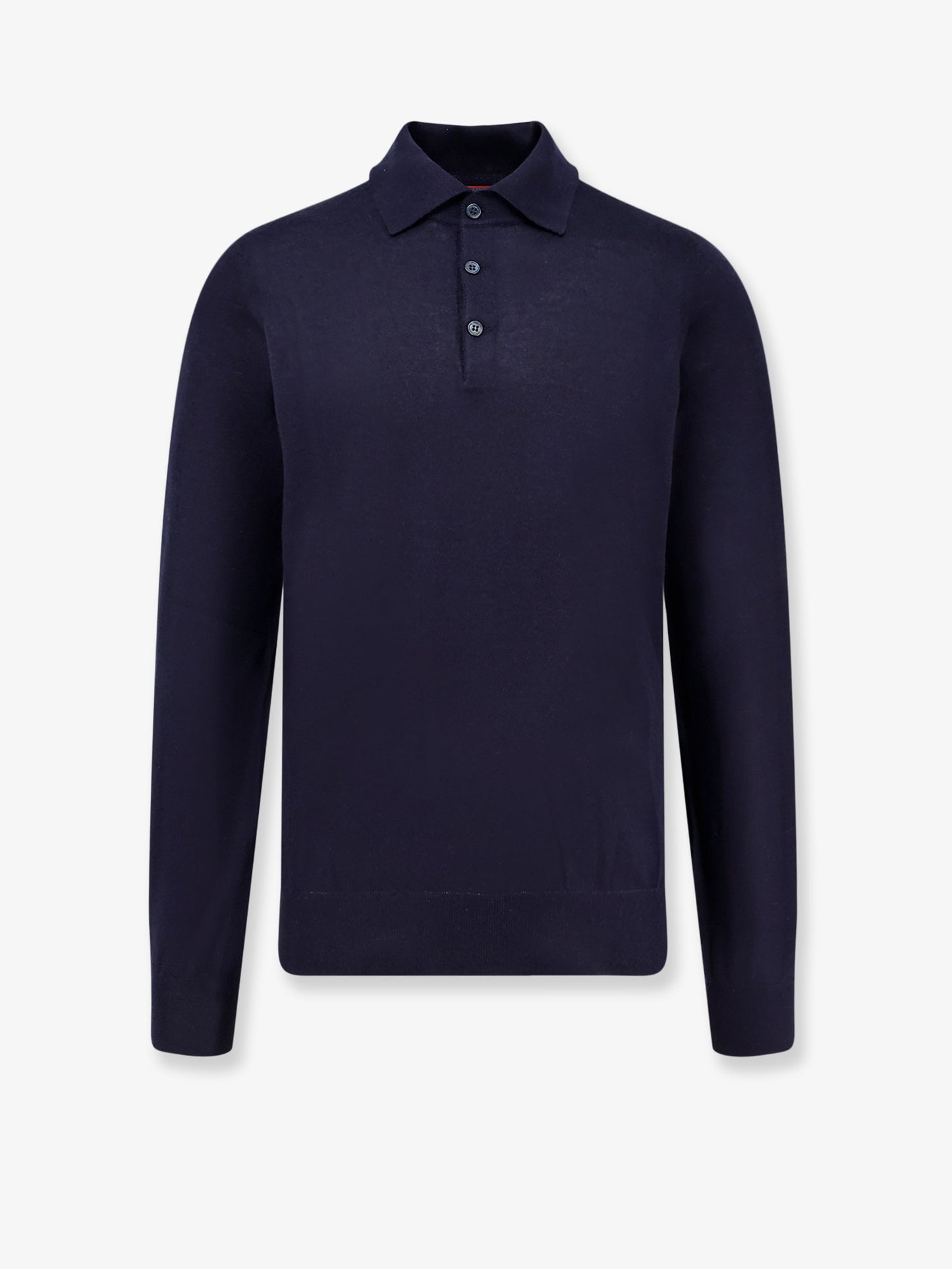 Cashmere and cotton polo shirt
