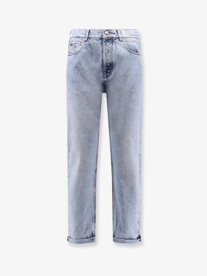 Stone-washed denim jeans thumbnail