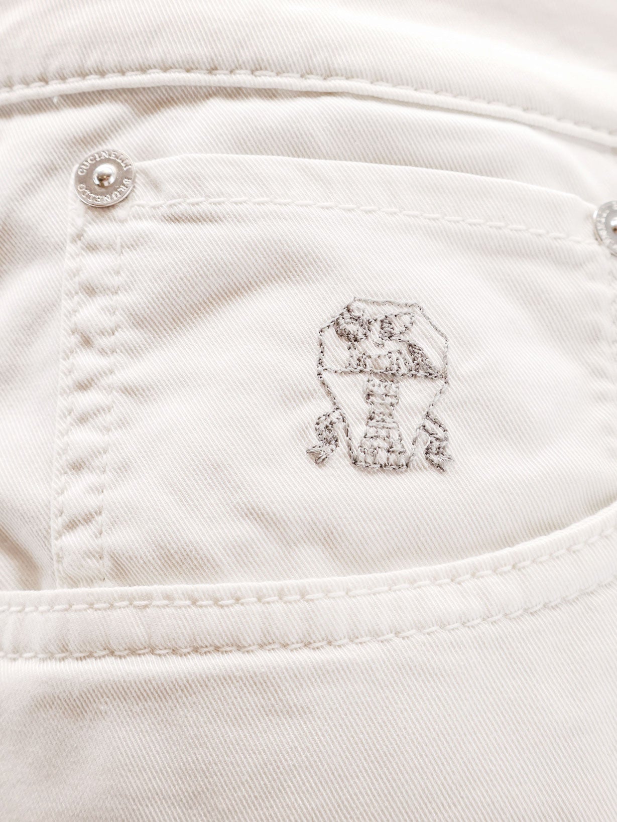 Stretch cotton trousers