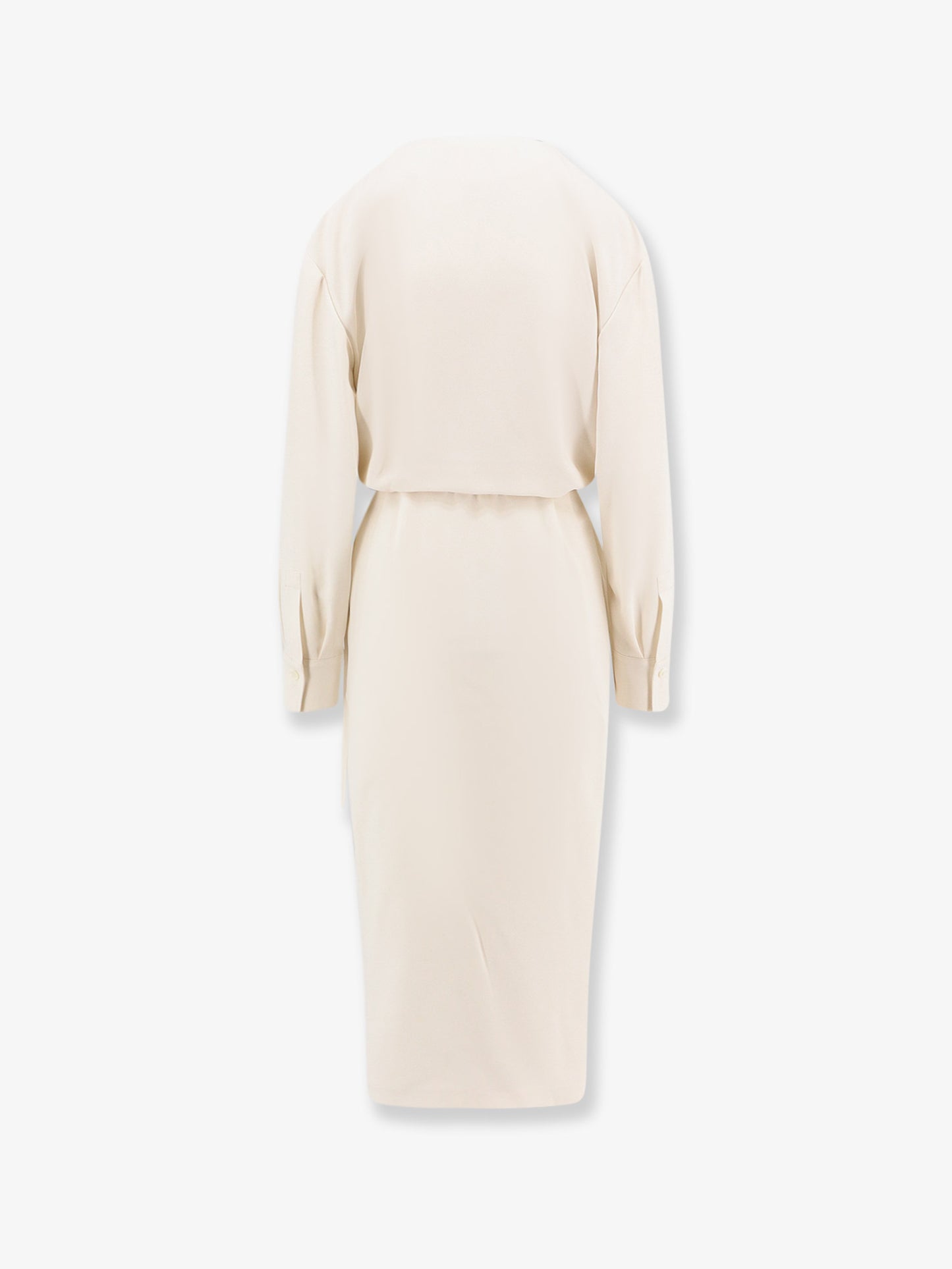 Silk blend long dress