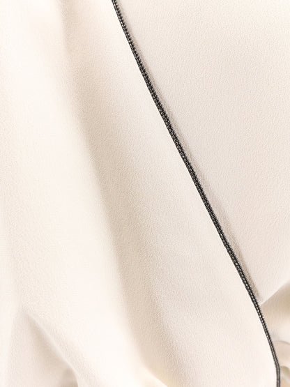 Silk blend long dress thumbnail