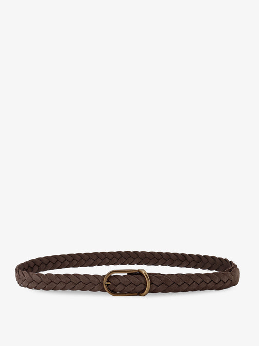 Suede woven belt