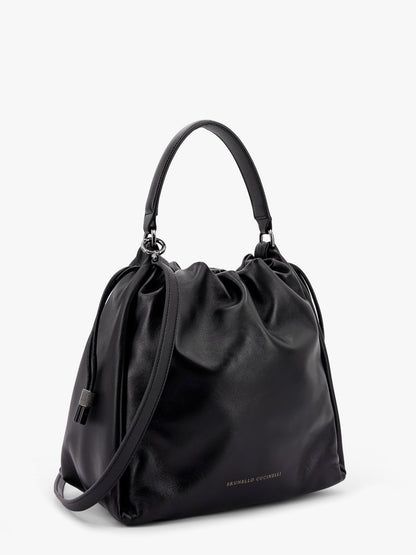 Bucket Mellow leather bucket bag with Monili detail thumbnail