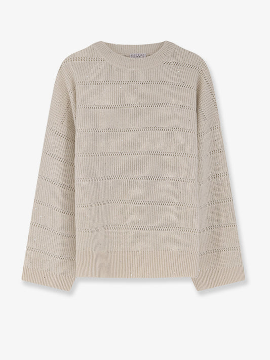 Dazzling cashmere and wool sweater