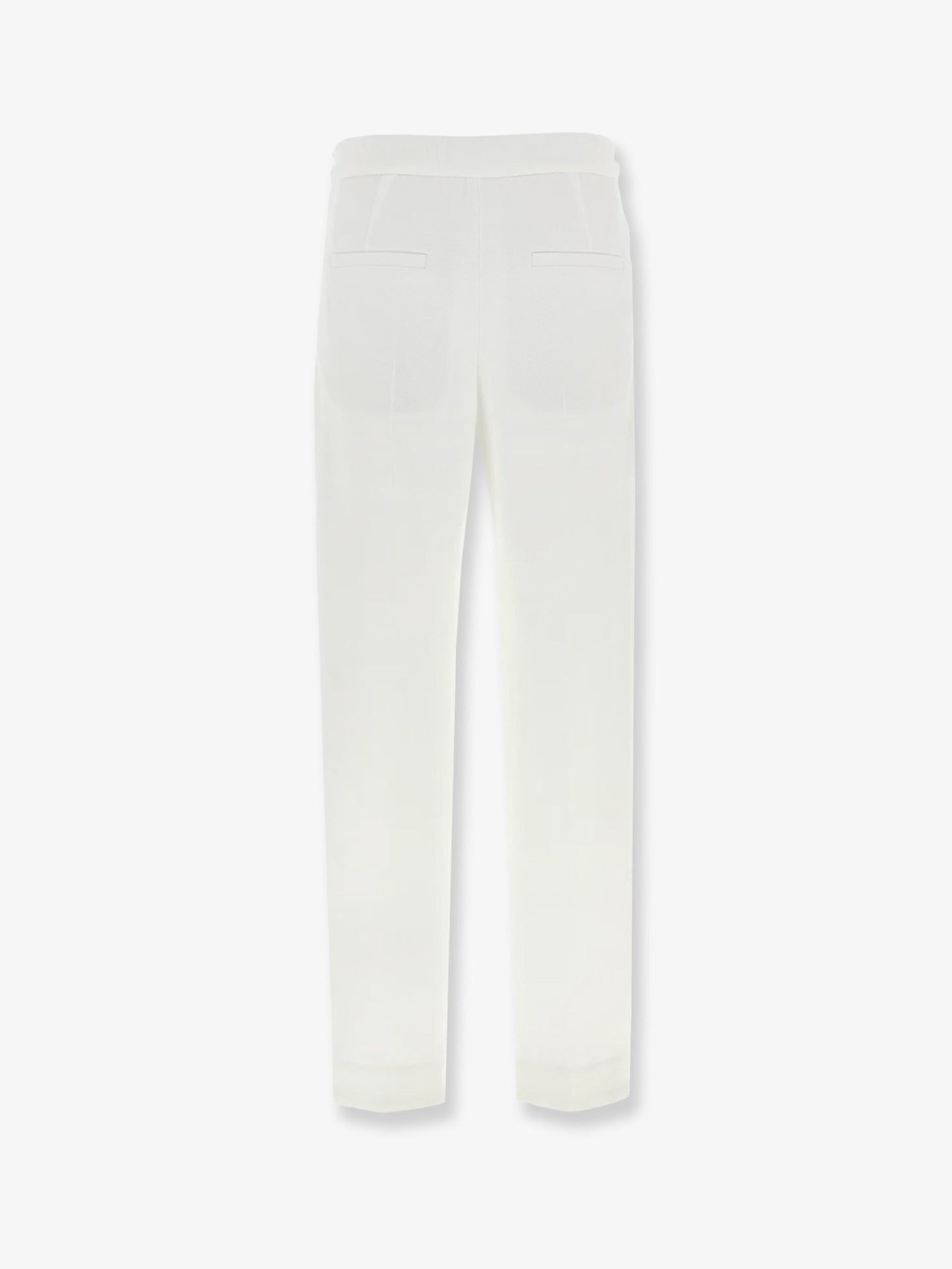 Cotton piquet trousers