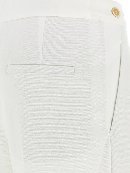 Cotton piquet trousers thumbnail