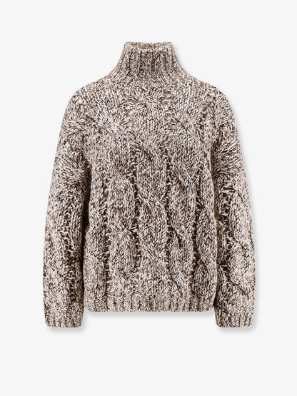Wool and cashmere turtleneck sweater with sequins thumbnail
