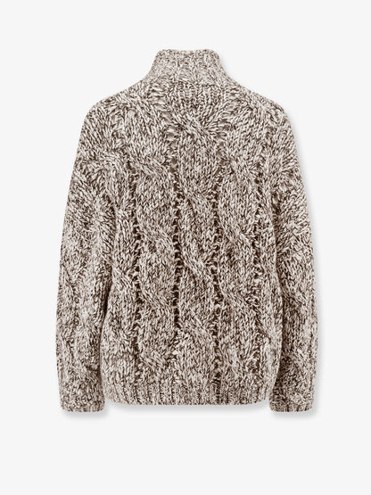 Wool and cashmere turtleneck sweater with sequins thumbnail