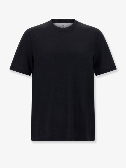 Silk and cotton blend t-shirt