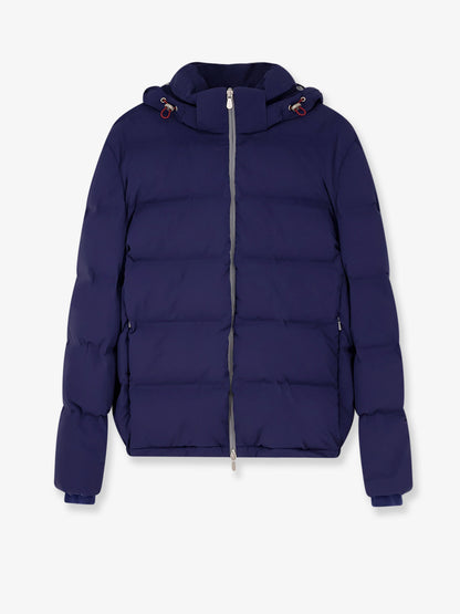 Nylon down jacket with hood thumbnail