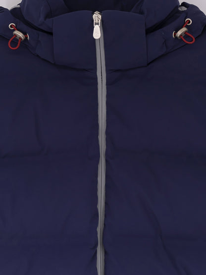 Nylon down jacket with hood thumbnail
