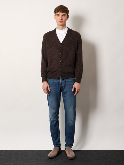 Cardigan in alpaca, lana e seta thumbnail