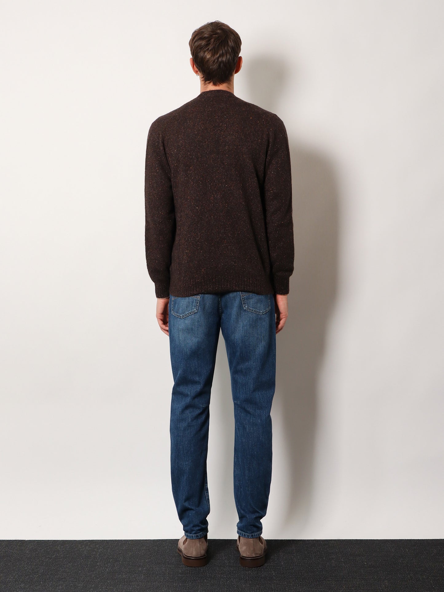 Cardigan in alpaca, lana e seta