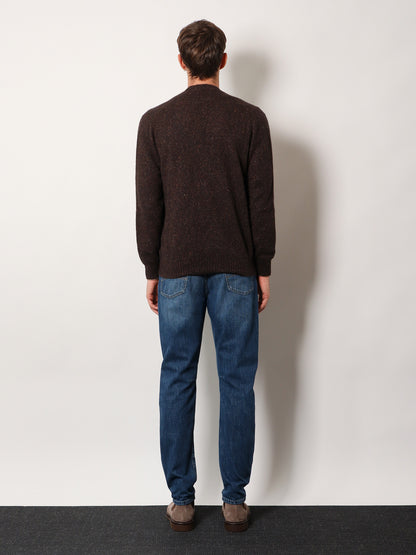 Cardigan in alpaca, lana e seta thumbnail