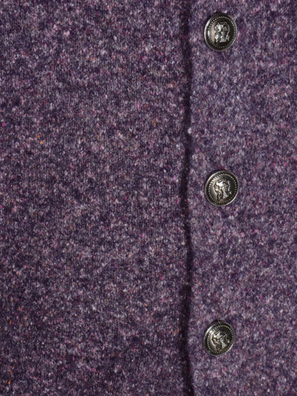 Alpaca, wool, silk and cotton blend cardigan thumbnail