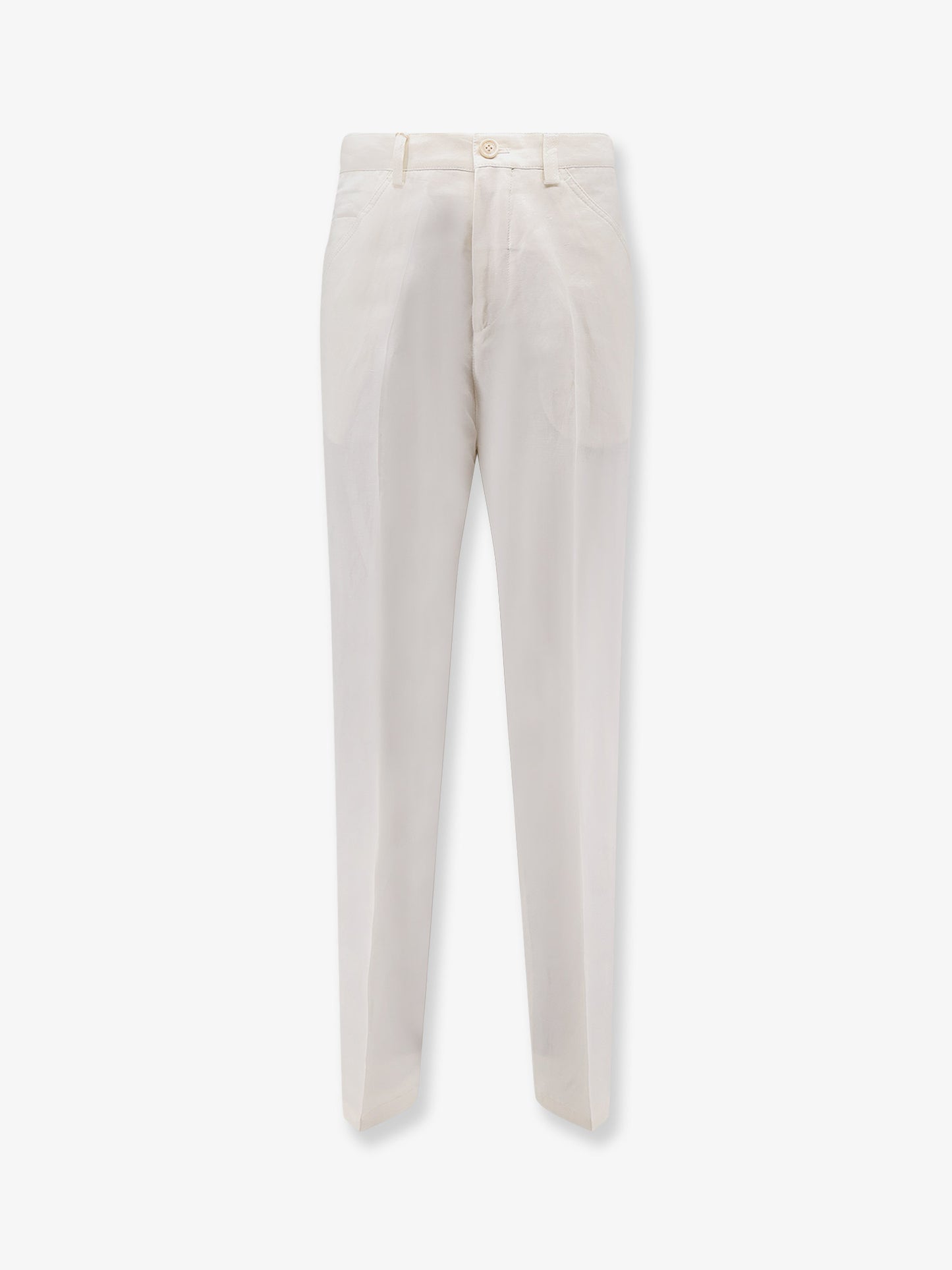 Cotton and linen trousers