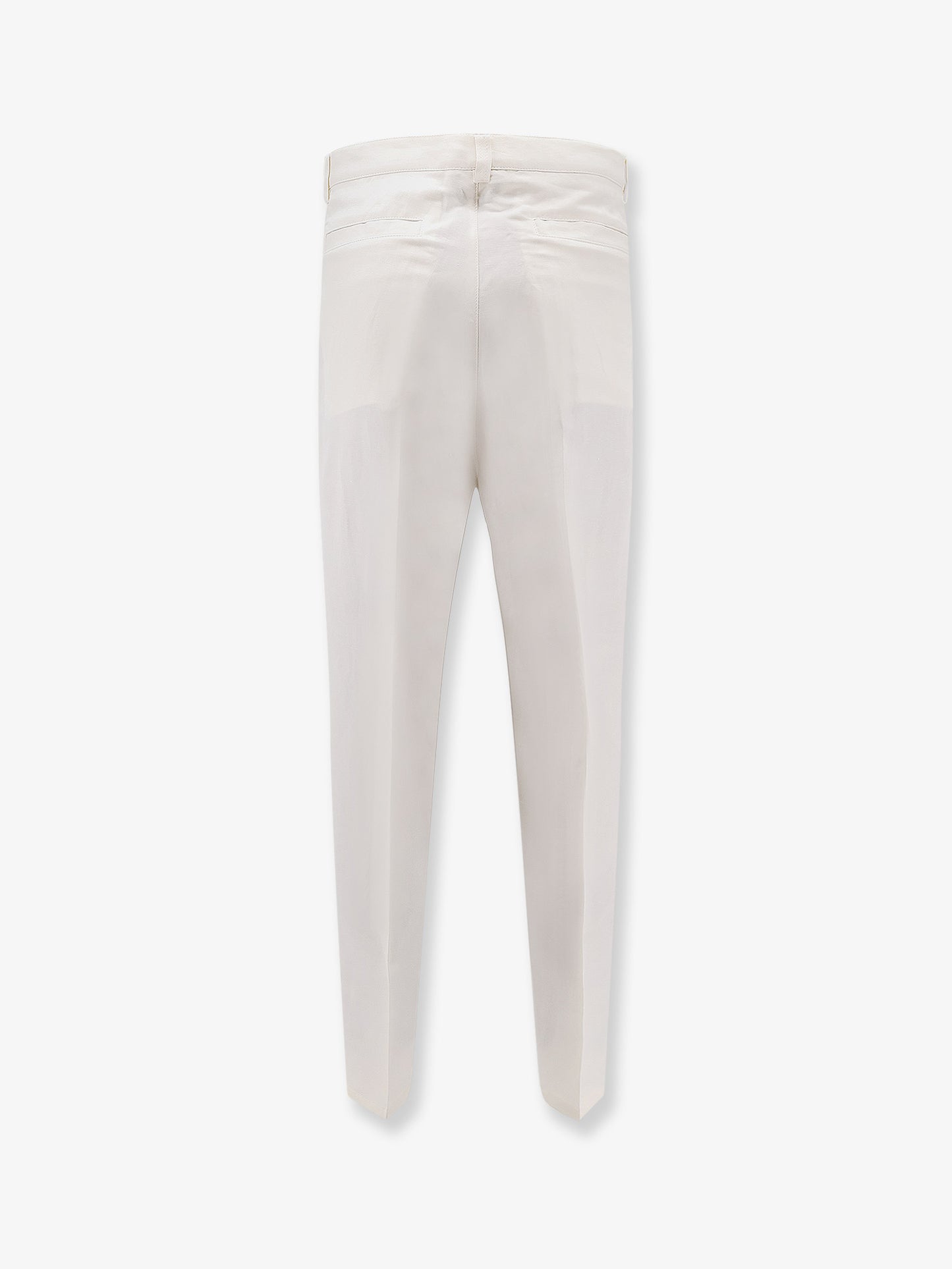 Cotton and linen trousers