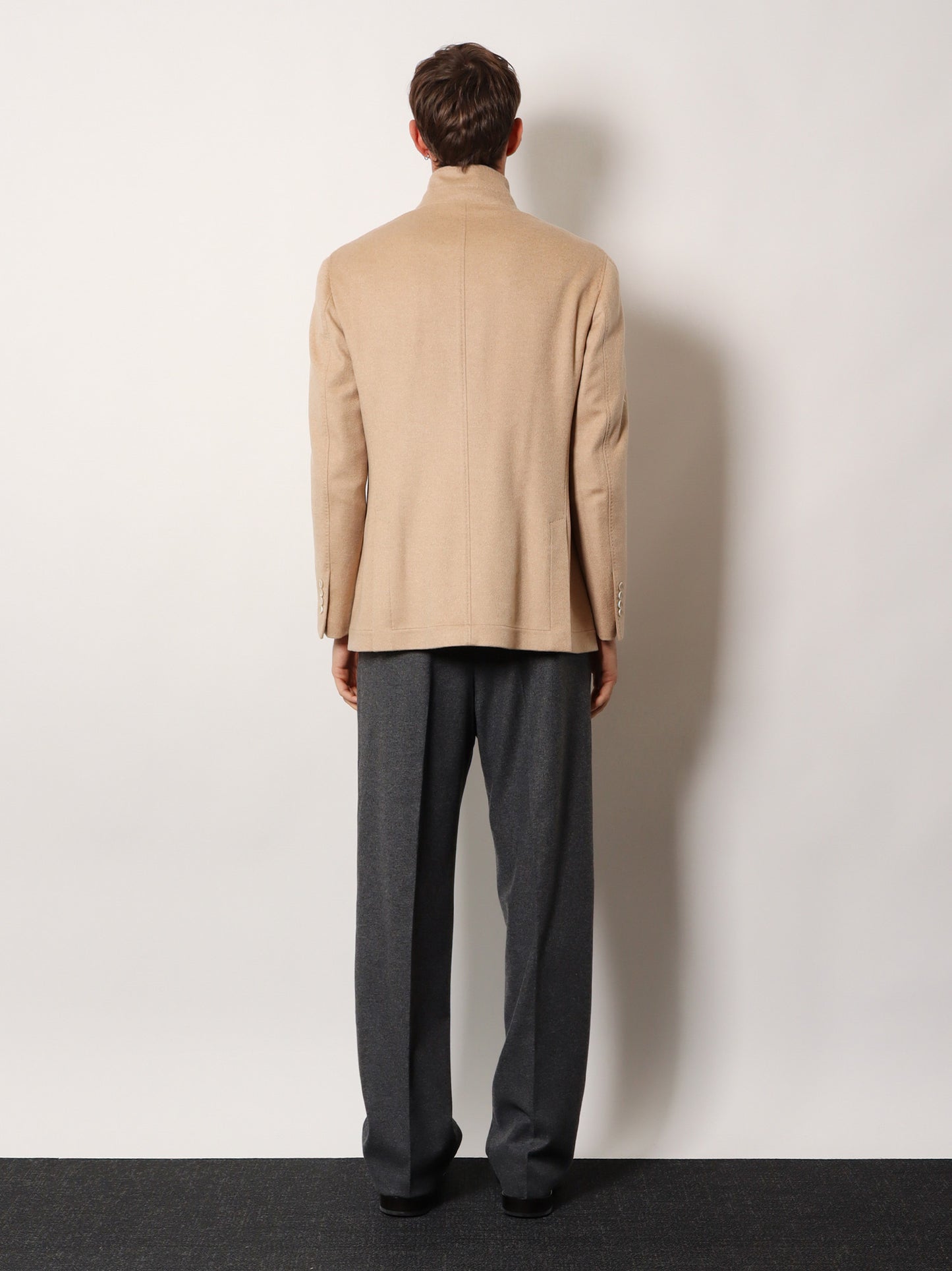 Cashmere and vicuna coat