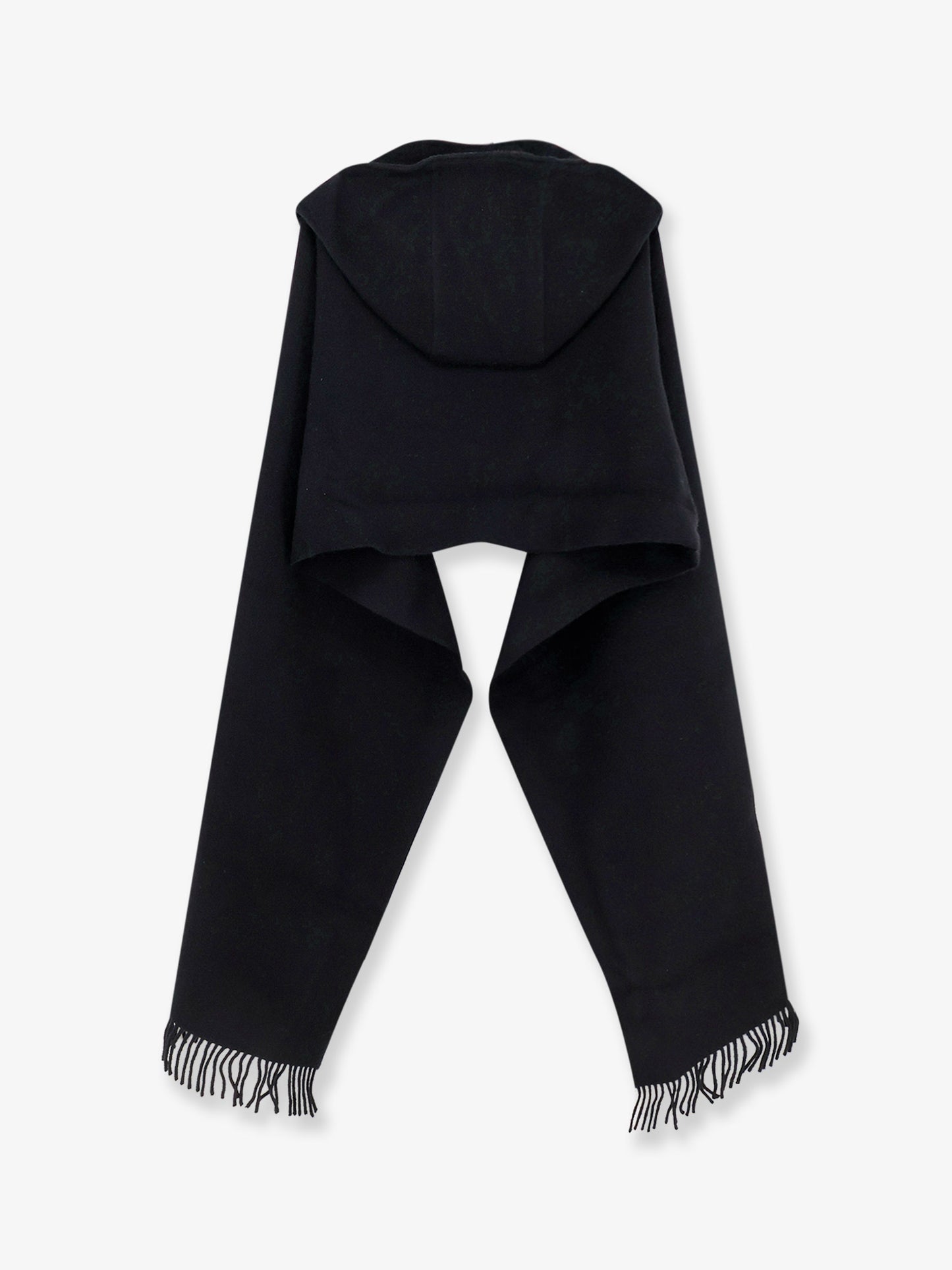 Sciarpa in lana e cashmere con cappuccio