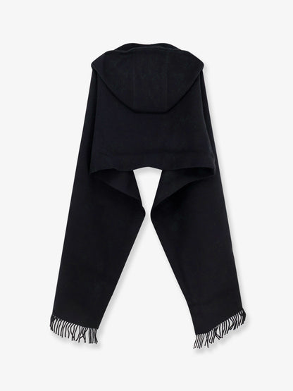 Sciarpa in lana e cashmere con cappuccio thumbnail