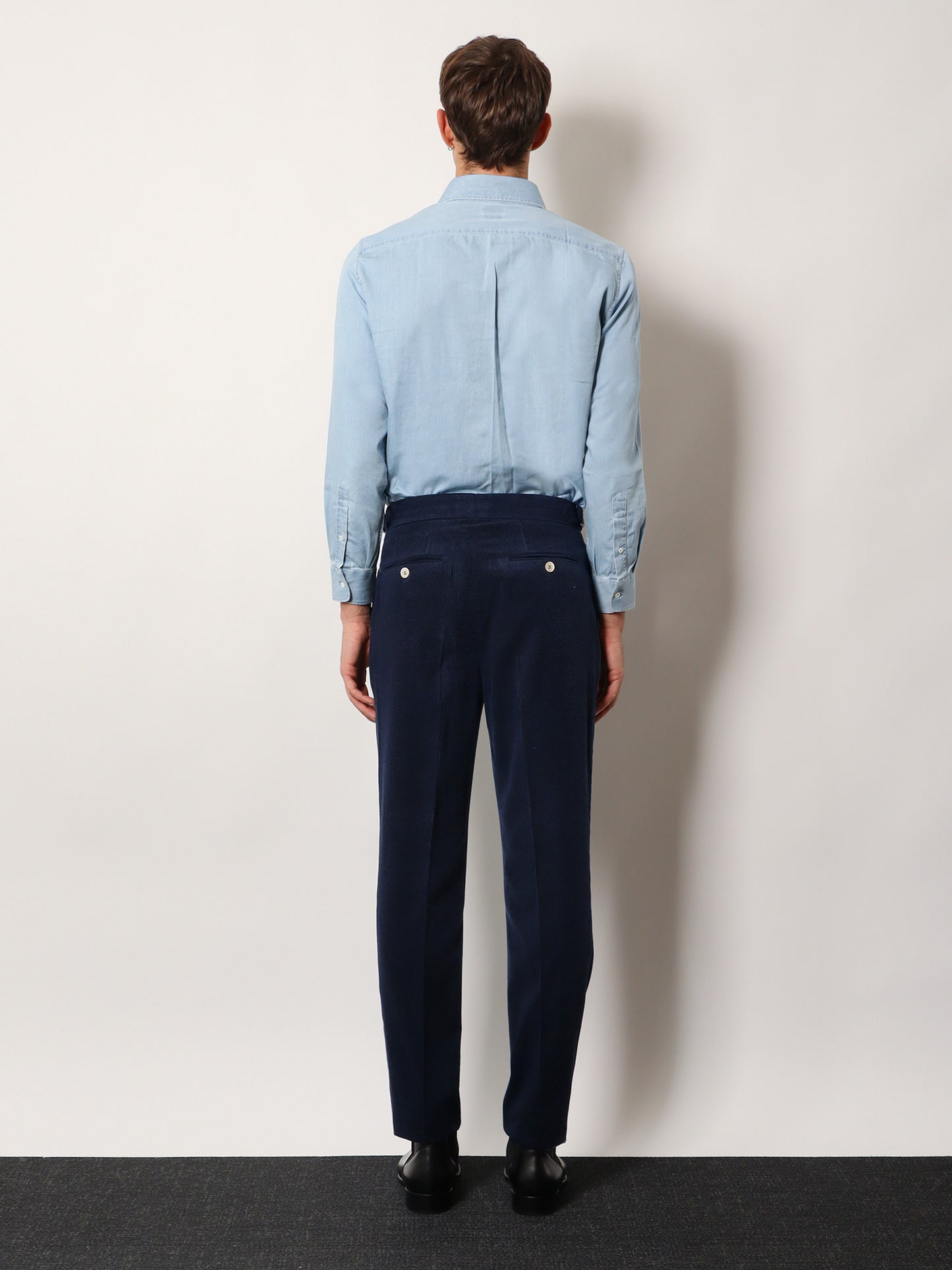 Wool corduroy trousers