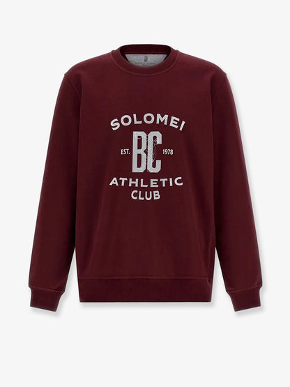 Cotton sweatshirt with print on the front thumbnail