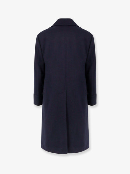 Double-breasted wool coat thumbnail