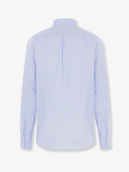 Slim Fit vichy cotton shirt thumbnail