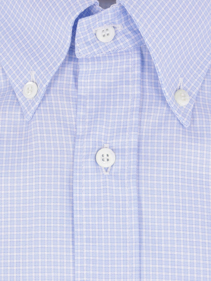 Slim Fit vichy cotton shirt thumbnail